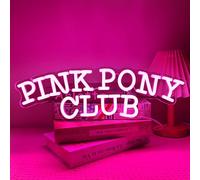 Pink Pony Neon Sign for Club Wall Decor LED Cowgirl Party Sign for Bedroom Pub Christmas Holiday Girl Cave Home Bar Dorm Decoration Gift for Music Lover