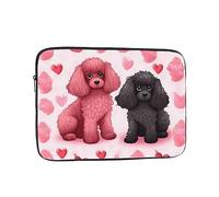Pink Poodles Dogs Laptop Case Laptop Sleeve Laptop Bag Shockproof Protective Notebook Case Laptop Cover 10 inch