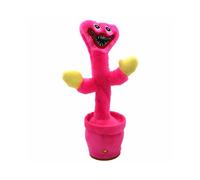(Pink) Poppy playtime Huggy Wuggy Dancing cactus Toysspeaking and Dancing have songs music and lights 2022 tiktok Hot Popular Interactive dance Plush toy