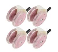 Pink Pp 4pcs Baby Walker Replacement Wheels for Strollers