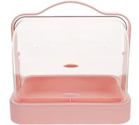 Pink Pp Silicone Sundry Box with Lid Two Way Clamshell