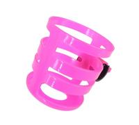 Pink Pp Stroller Bottle Holder for Cup and Water Bottle Storage | Wheelchair and Bicycle Use, Sturdy Structure, Ergonomic Design, Portable Carry, Lightweight Build