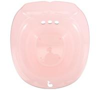 Pink Pp Toilet Seat Sitz Bath Basin for Patients and Maternity | Convenient Large Space, Deep Enough and Sturdy, Unique Design for Home Use and Daily Care