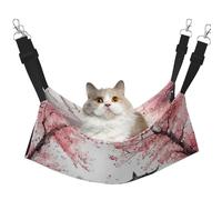 Pink Primrose Gazebo Printed Pet Hammock - Sleeping Hammock For Cats, Rabbits, Ferrets, Puppies, Small Animals