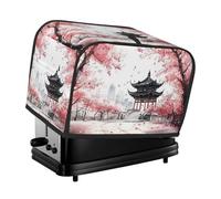 Pink Primrose Gazebo Toaster Cover 2 Slice Kitchen Small Appliance Covers With Pockets Dust And Fingerprint Protectio
