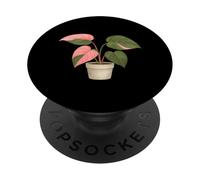Pink Princess Philodendron Lover loving pink Philodendron PopSockets Adhesive PopGrip