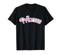 Pink Princess Word Art Crown T-Shirt