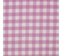 (Pink) Pure Cotton Gingham Check Fabric 150cm Wide