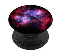 Pink Purple Blue Nebula Space Galaxy Stardust PopSockets Grip and Stand for Phones and Tablets