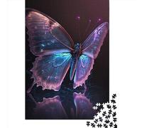 Pink Purple Butterfly2 Puzzles for Adults 1000 Pieces Puzzles for Adults & Teenager Age 12 Years Up Christmas Eve Gifts 1000pcs (75x50cm)