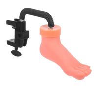 Pink Pvc Foot Model Nail Art Practice Tool for Lady Girl Training