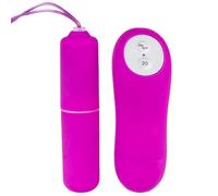 pink Quantum Kiss 20 Speed Remote Control Vibrator