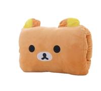 Pink Rabbit Plush Hand Warmer Pillow - Multi-Functional Nap Cushion & Back Support, Creative Soft Stuffed Toy, Cozy Hand Muff for Home & Office (Bear)