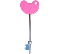 Pink Radar Disabled Toilet Key | UK NKS Compatible Access Key | Braille Easy-Grip Head | Durable Steel Shaft | Single Spare or Replacement