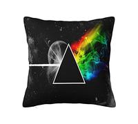 Pink Rainbow Floyd Cushion Case Throw Pillow Case Summer Decorative Cushion Cover for Indoor Outdoor Couch Bed Sofa Home Decoration 20"x20"