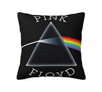 Pink Rainbow Floyd Decorative Throw Pillow Covers Pillow Case Home Decorative Square Pillowcases for Home Room Bed Sofa Decor 16"x16"