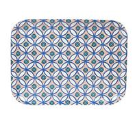 Pink Rectangle Wooden Serving Tray, Moroccan Style |For Afternoon Tea Coffee, Cocktails l Food| Made From Sustainable Birch Wood From Sweden | Dishwasher Safe | Size: Durable W27cm x H20cm