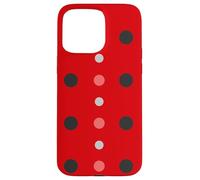 Pink & Red Black Polka Dot Ladybug Cute Lady Bug Polka Dots Case for iPhone 15 Pro Max