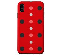 Pink & Red Black Polka Dot Ladybug Cute Lady Bug Polka Dots Case for iPhone XS Max