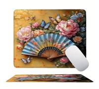 Pink Red Mouse Mat 20 x 15 cm Ultra Thin, with Stitched Edges Office Mouse Pad, Non-Slip Rubber Base, Waterproof & Washable, Home Desk Accessories, Aesthetic with Design Mousepad 200x150mm s0z-331