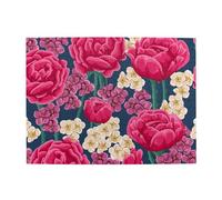 Pink-Red Rose Texture,500 Pieces Puzzles for Adults-Wooden Jigsaw Puzzle for Adults Elderly
