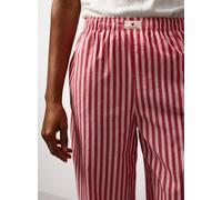 Pink & Red Stripe Poplin Cotton Pyjama Bottoms 12