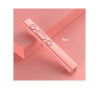 (pink Remote Control) 2.4ghz Wireless Powerpoint Clicker With Infrared Usb Presentation Slide Remote Control Pointer