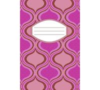 Pink Retro Geometric Waves Journal: A stylish notebook for reflection, creativity and everyday writing
