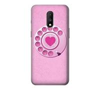 Pink Retro Rotary Phone Case Cover For OnePlus 7