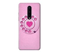 Pink Retro Rotary Phone Case Cover For OnePlus 8