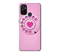Pink Retro Rotary Phone Case Cover For OnePlus Nord N100