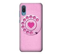 Pink Retro Rotary Phone Case Cover For Samsung Galaxy A02, Galaxy M02