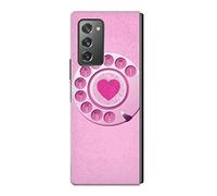 Pink Retro Rotary Phone Case Cover For Samsung Galaxy Z Fold2 5G