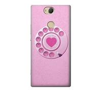 Pink Retro Rotary Phone Case Cover For Sony Xperia XA2 Plus