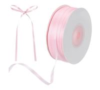 Pink Ribbon 3mm Satin Fabric Ribbon for Gift Wrapping, Crafting, Cake Decoration, Hair Bows, Wedding Cars, Christmas