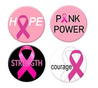Pink Ribbon Awareness Breast Cancer Enamel Brooch Pin Badge, Women'S Jewellery Accessory, Breast Cancer Gift, Doctor, Nurse Help Love Women Thank You Doctor Nurse Proud Pride Hero (D-4 Style, 20PCs)