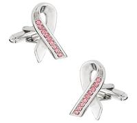 Pink Ribbon Breast Cancer Awareness Cufflinks by Cuff-Daddy