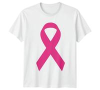 Pink Ribbon Breast Cancer Awareness Mens T-Shirt Womens Tee Graphic Support Unisex Apparel M