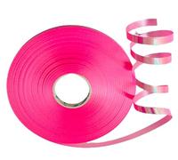 Pink Ribbon for Balloon 50 Meters Shiny Metallic Curling Ribbon String for Balloon Ribbon 5mm Balloons String Ribbons for Gift Wrapping Birthday Wedding New Year Christmas Wrapping Ribbon