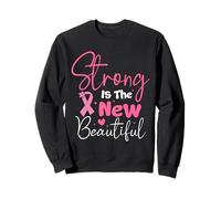 Pink Ribbon Strong The New Beautiful Breast Cancer Support Sweatshirt