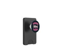 Pink Ribbon Stronger Than Cancer Survivor Fighter Support PopSockets PopWallet for MagSafe
