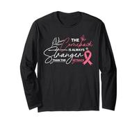 Pink Ribbon The Comeback is Always Stronger Than The Setback Long Sleeve T-Shirt