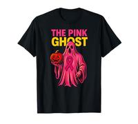 Pink Ribbon The Pink Ghost Cute Women's Spooky Awareness T-Shirt