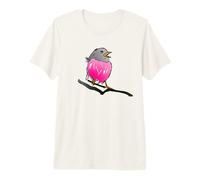 Pink Robin Australian Bird Lover Ornithologist Bird Watching Premium T-Shirt