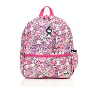 Pink Robot Kids Children Junior Backpack Rucksack Schoolbag Girl Boy
