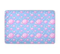 Pink Romantic Cute Planet Universe Changing Pad Covers Water Resistant Potty Training Cover Leakproof Quick Drying Travel for Infant Baby , 52" L x 34" W