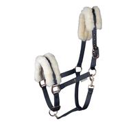 Pink rope halter with fur Waldhausen Modern