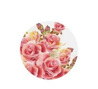 Pink Rose Blossom Printing Fashion Car Air Freshener Cards 10 Pcs Car Scented Hanging Sheets
