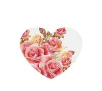 Pink Rose Blossom Printing Fashion Car Air Freshener Cards 10 Pcs Car Scented Hanging Sheets