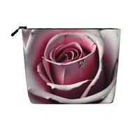 Pink Rose Close Up Versatile Travel Toiletry Bag Makeup Bag, Perfect for Daily Use and Business Trips